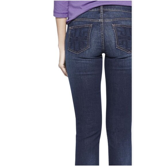 Tory Burch Super Skinny Mid rise Jean - Size 30 - Picture 2 of 10